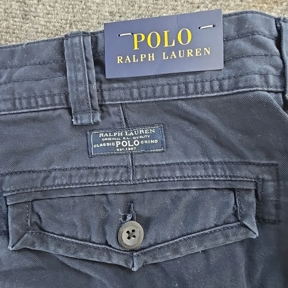 Polo Ralph Lauren Cargo Shorts Mens 48B Blue Classic Fit Big NEW